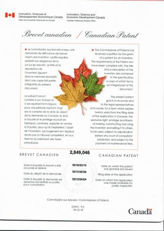 Patent 2849046 CANADA